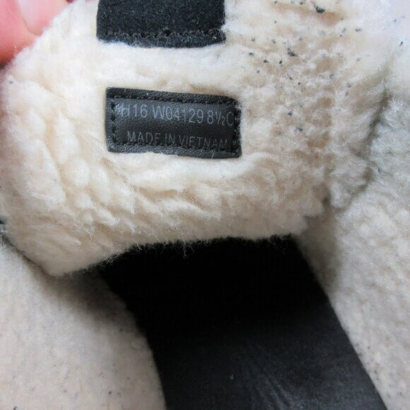 Cole Haan womens black suede sherpa lined chukka boots 8.5 C w04129 - Picture 7 of 8